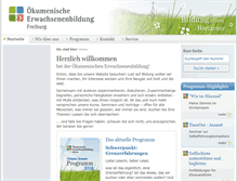 Tablet Screenshot of erwachsenenbildung-freiburg.de